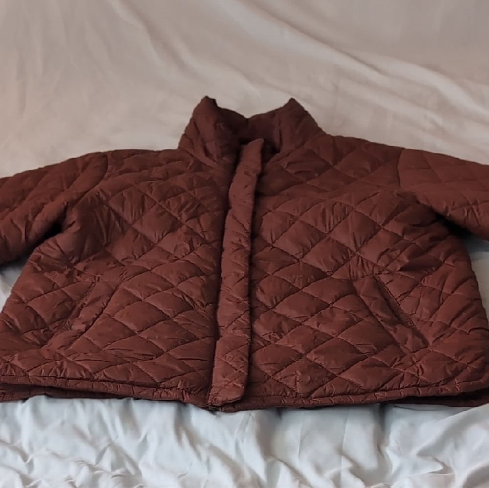 Old Navy Orange Patches Quilted Jacket